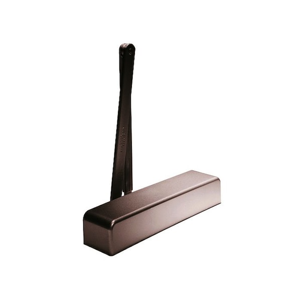 Dorma Door Closer, Dark Bronze Painted, Flat Non-Hold Open Arm, Adjustable Size 1-6, Full Plastic Cover 8916-AF89P-FC-SN1-695 - main